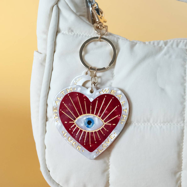 Mind's Eye Heart Lucky Bag Charm