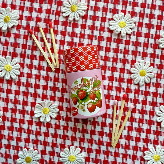 Strawberry Jam Match Jar