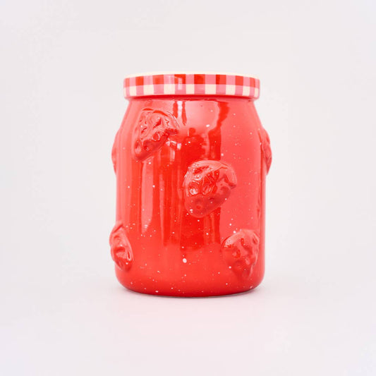 Strawberry Jam Ceramic Vase