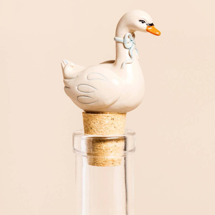 Swan Cork Bottle Stopper