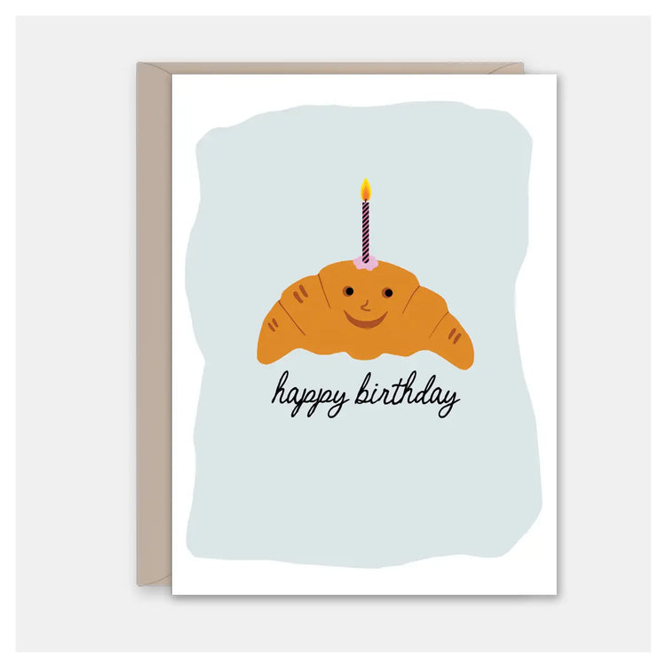 Birthday Croissant Card