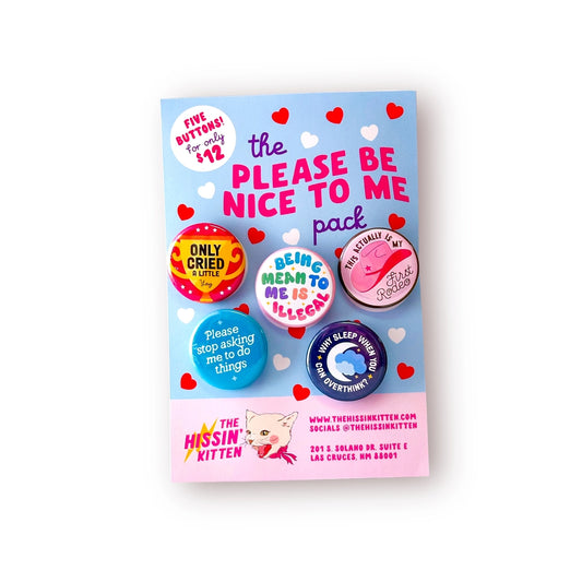 The Please Be Nice To Me Magnet Pack