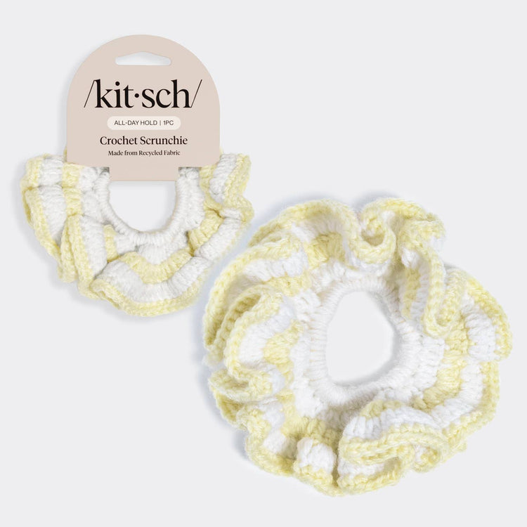 Crochet Scrunchie - Butter Yellow