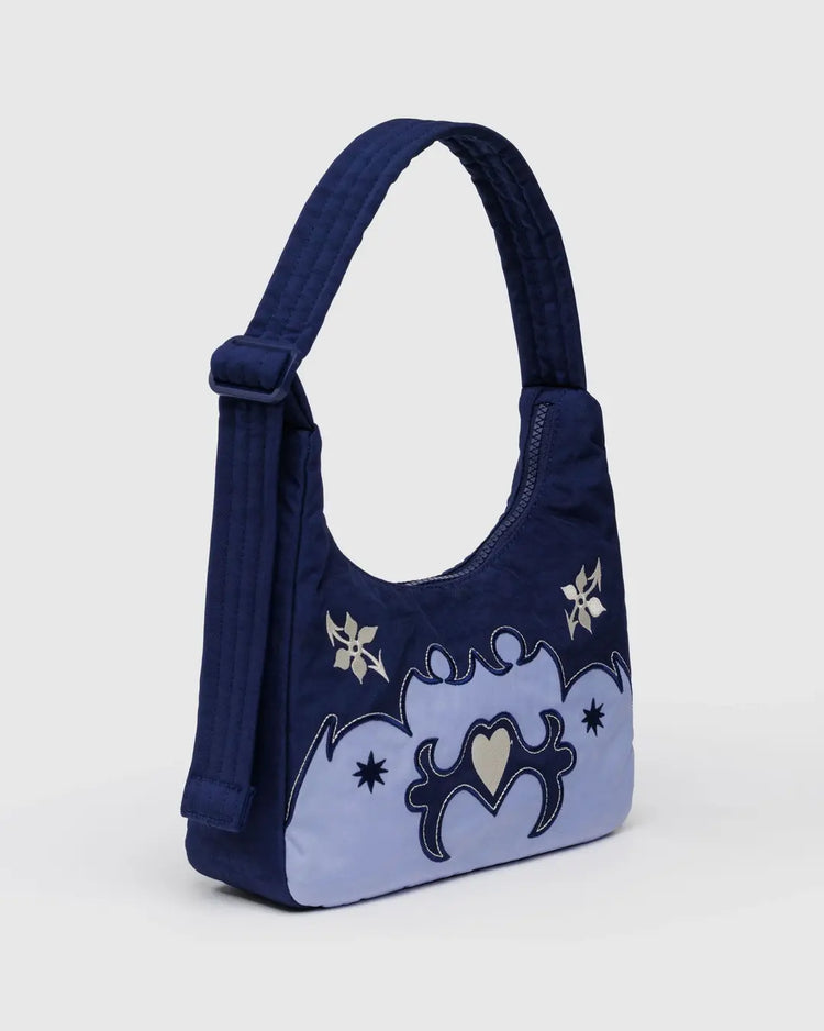 Baggu Mini Nylon Shoulder Bag in Western Applique