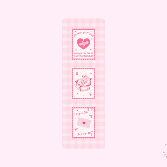 I Can Do It With A Broken Heart Stamps Bookmark