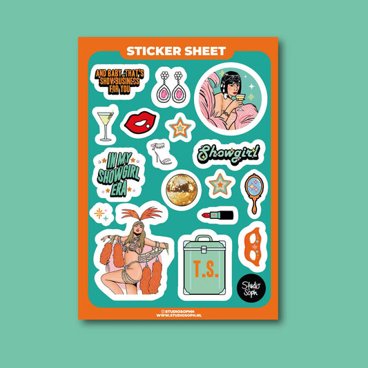 Life of A Showgirl Sticker Sheet