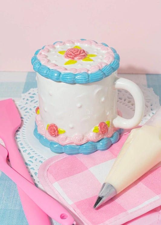 Cake Mug with Lid