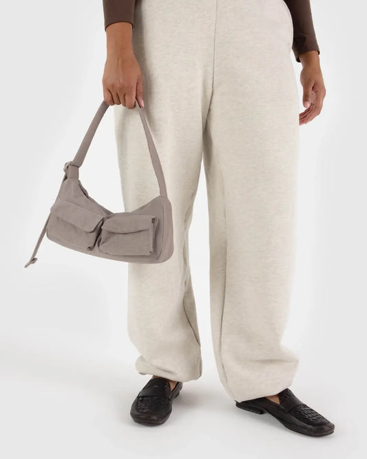Baggu Cargo Shoulder Bag in Dove