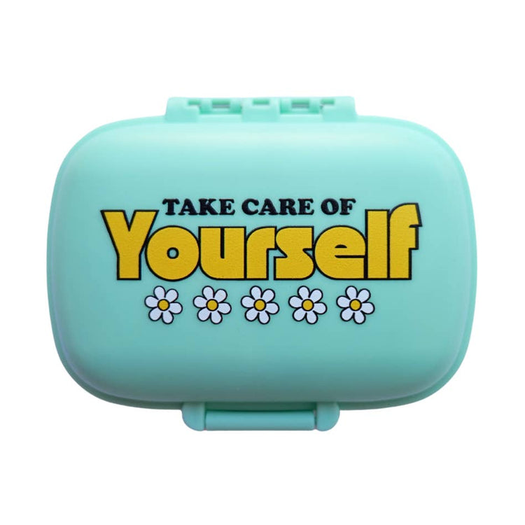 Take Care of Yourself Pill Case