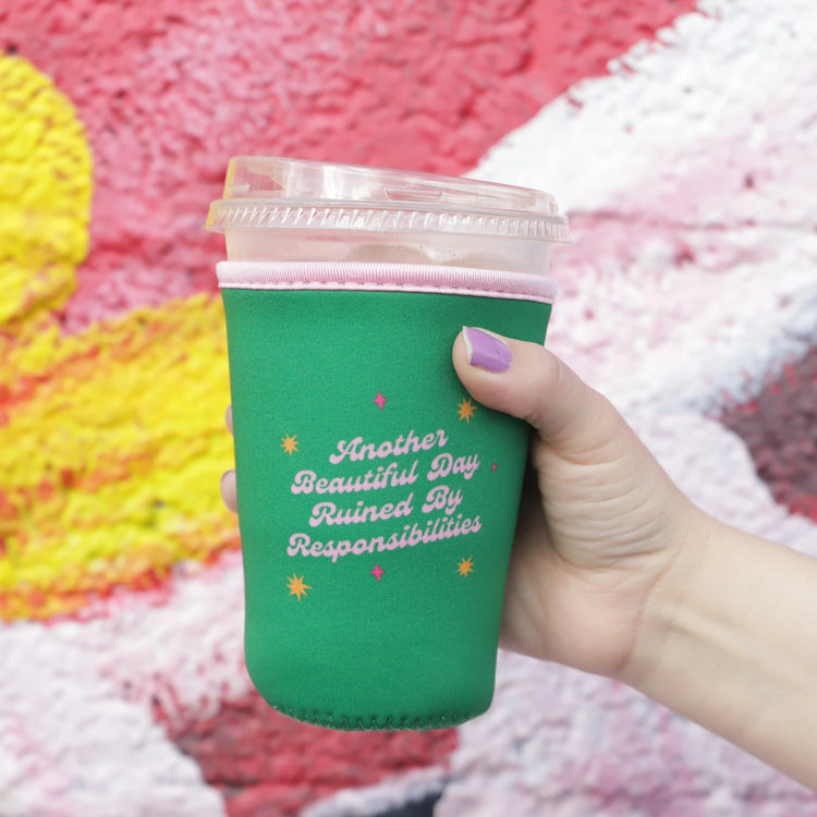 Responsibilites Iced Coffee Sleeve