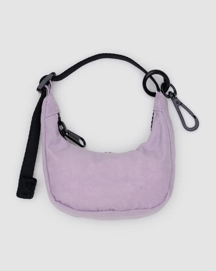 Baggu Crescent Bag Charm in Dusty Pink