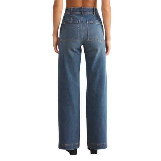 Z Supply Bradley Denim Pant in Vintage Inidigo