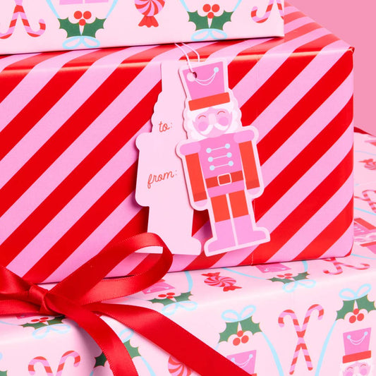 Nutcracker Wrapping Paper and Tag Set