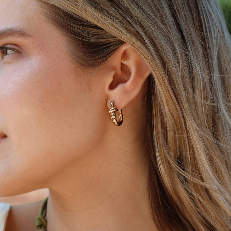 Karina Knot Hoops