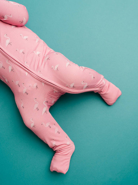 Pink Flamingo Bamboo Sleeper