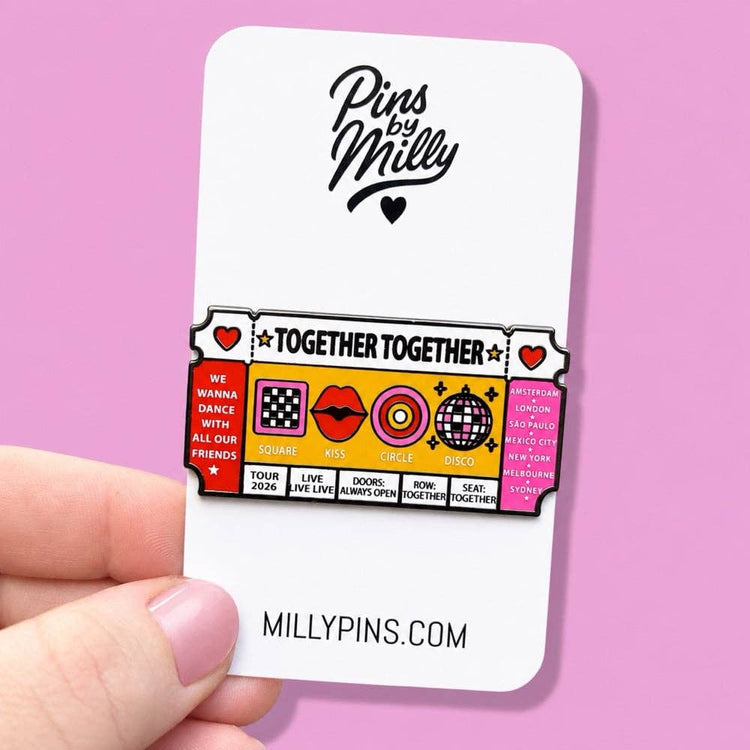 HS Together Together Tour Ticket Enamel Pin