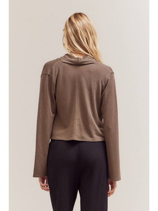 Cowl Neck Loose Fit Top