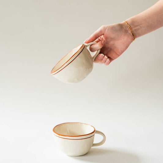 Cat Icon Stoneware Mug