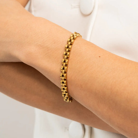 Dainty Gold Watch Band