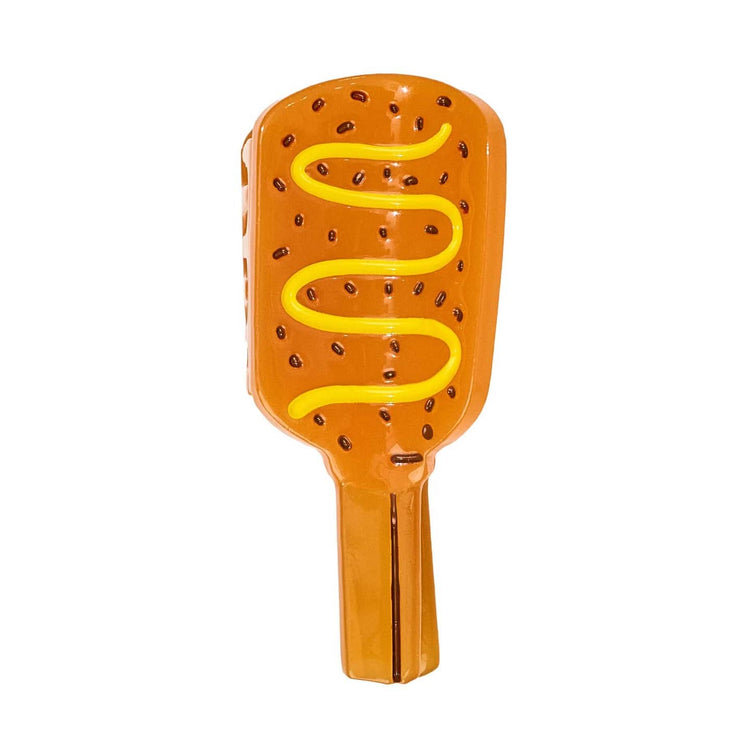 Mini Corn Dog Hair Claw Clip