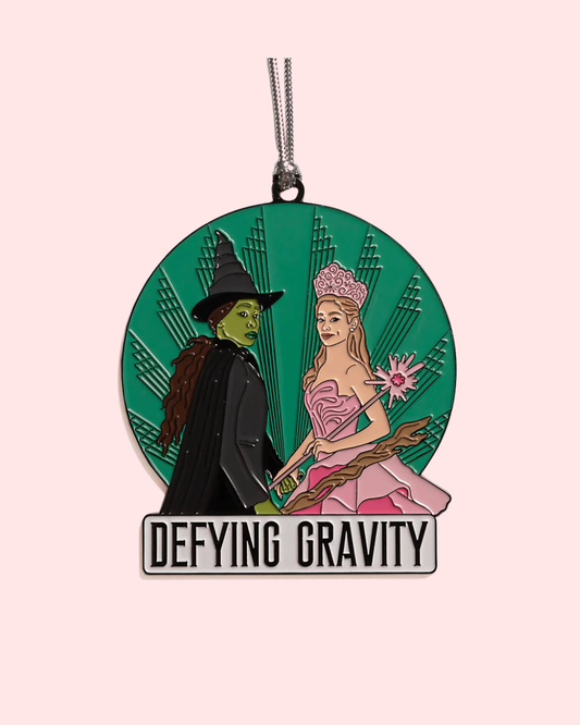 Wicked Defying Gravity Enamel Holiday Ornament