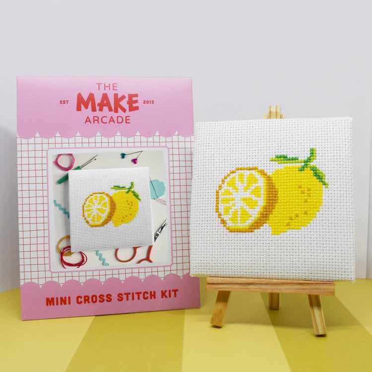 Lemons Mini Cross Stitch Kit