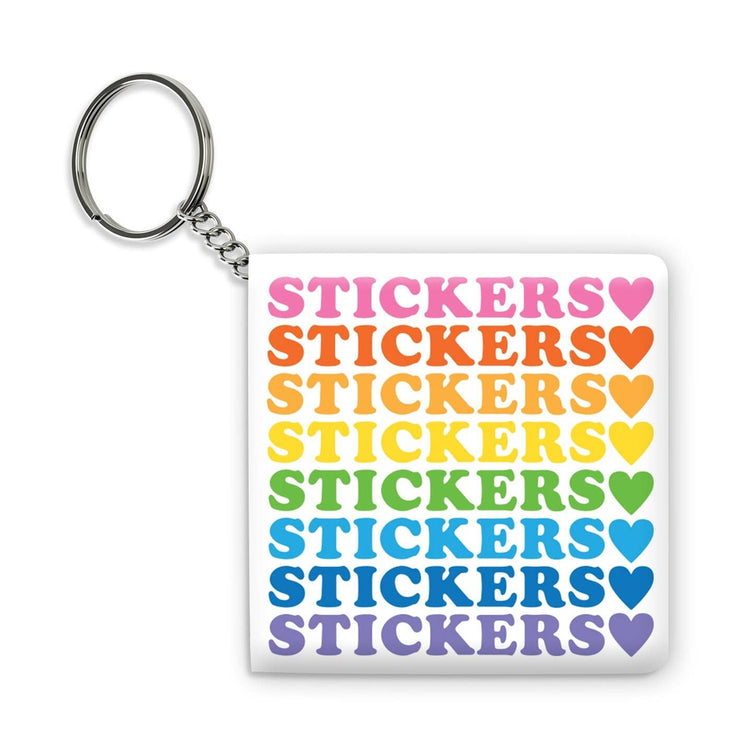 Pocket Full of Stickers Keychain Sticker Book