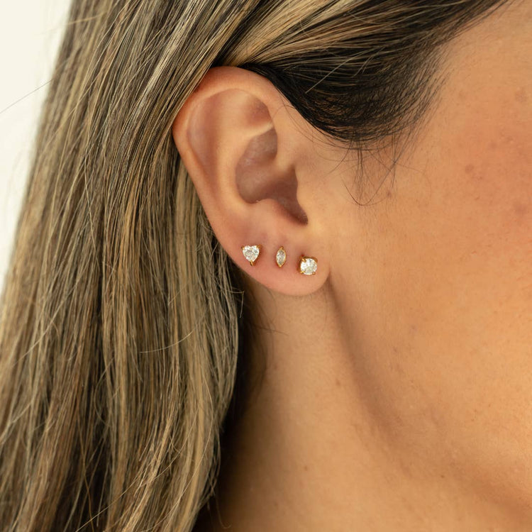 Triple Set of Waterproof Studs