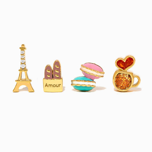 Café De Paris Stud Earring Set