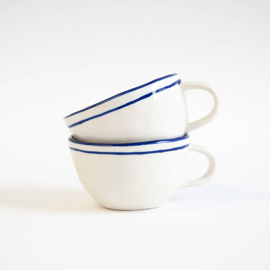 Fluffy Dog Icon Stoneware Mug
