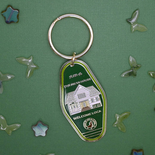 Swan House Keychain