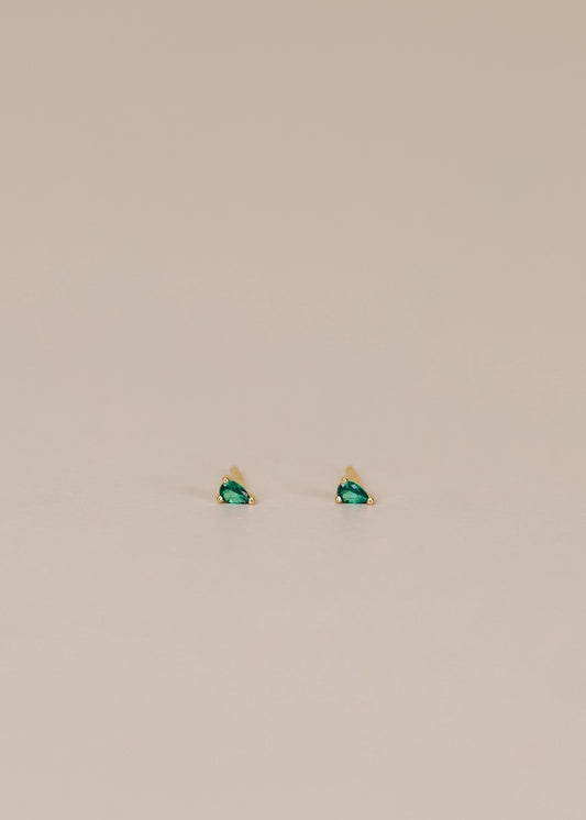 JaxKelly Teardrop - Emerald CZ