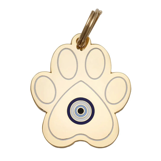 Evil Eye Paw Pet ID Tag