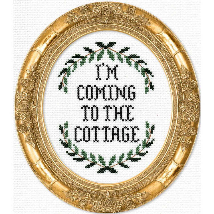 I'm Coming To the Cottage Deluxe Cross Stitch Kit