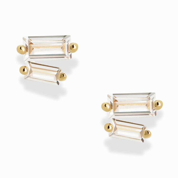 Mae Baguette Studs