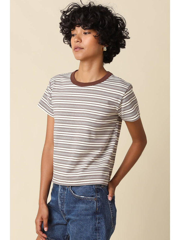 Mila Stripe Baby Tee