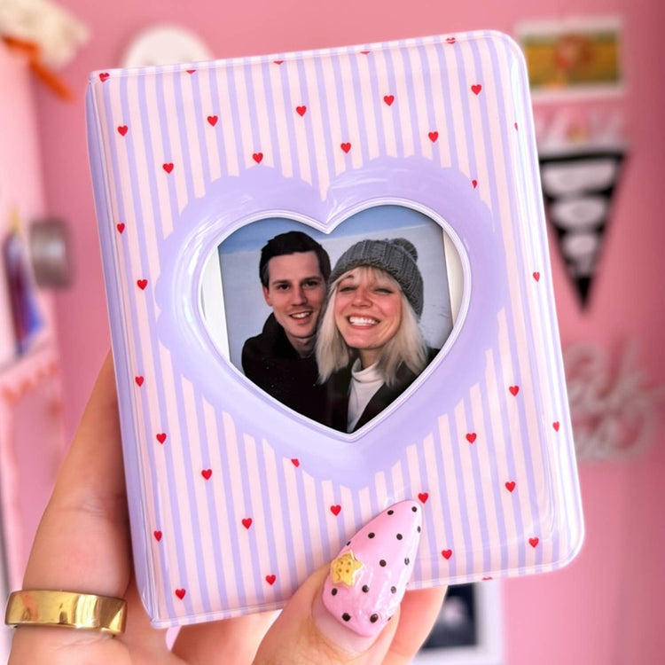 Hearts & Stripes Mini Photo Album