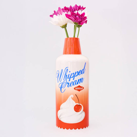 Whipped Cream Ceramic Vase