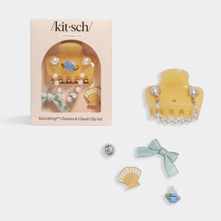 Cloud Clip 7pc Set Coastal Cottage - Butter Yellow