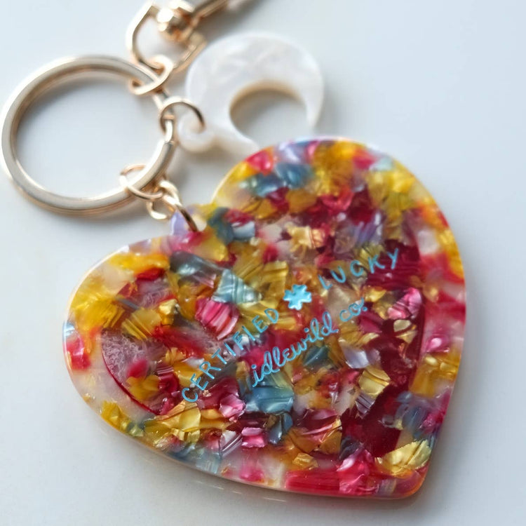 Mind's Eye Heart Lucky Bag Charm
