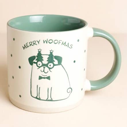 Ceramic Merry Woofmas Mug