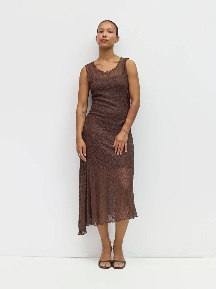 The Jaylin Dress Lace Midi Dress