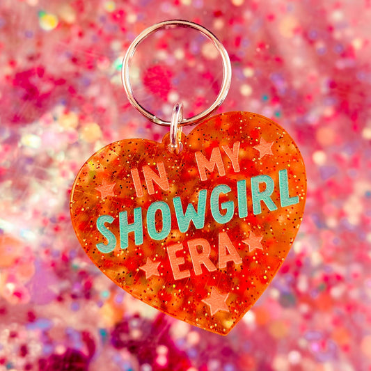 PREORDER In My Showgirl Era Engraved Keychain