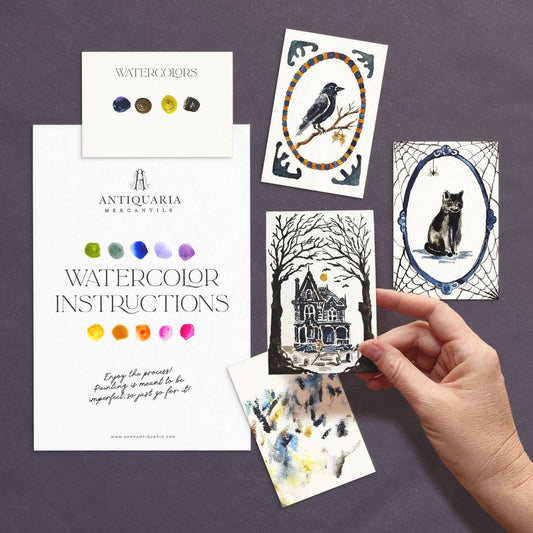 Mini Watercolor Kit: Haunted House