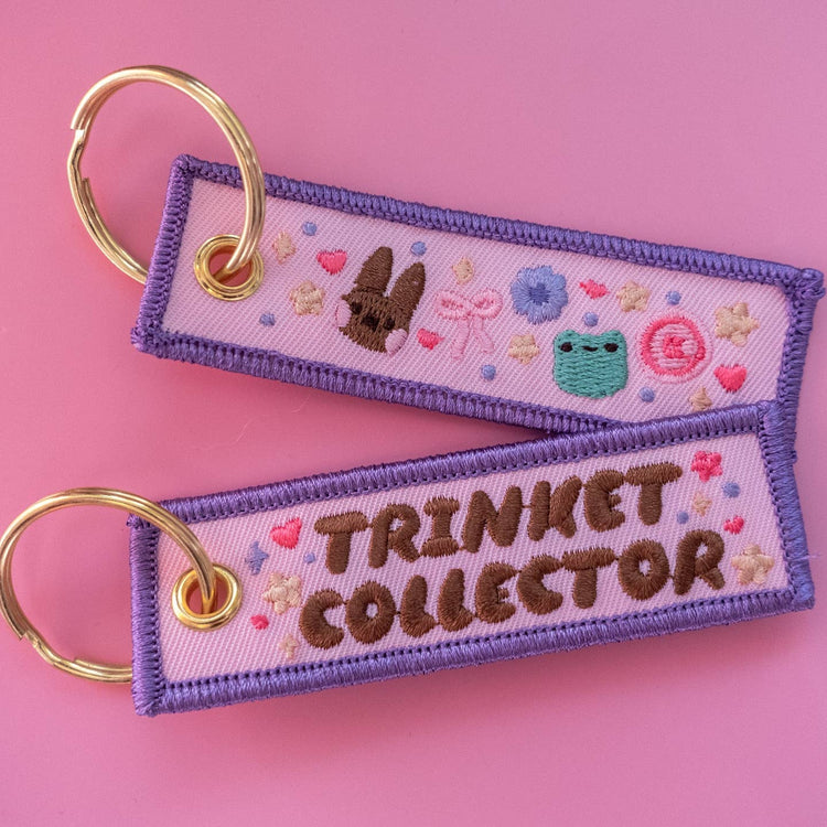 Trinket Collector Patch Keychain