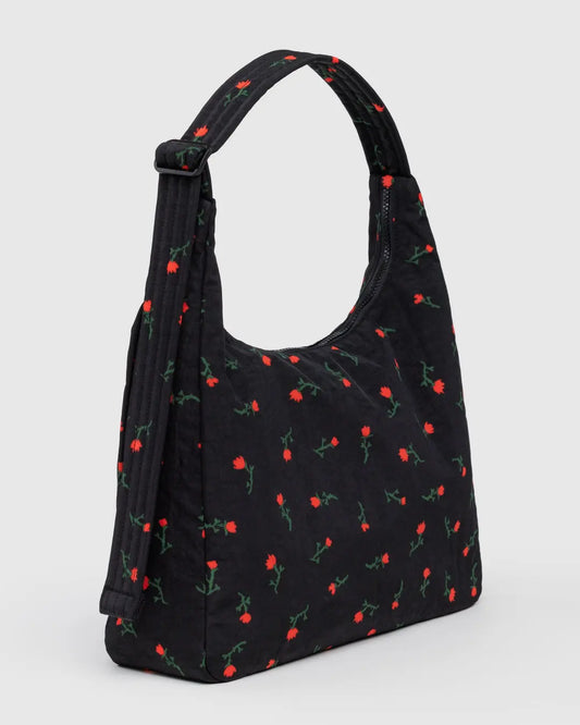 Baggu Nylon Shoulder Bag in Painted Wildflower