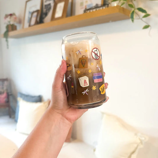 Gilmore Girls Iced Coffee Glass