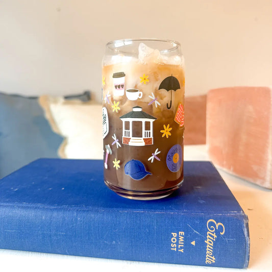 Gilmore Girls Iced Coffee Glass