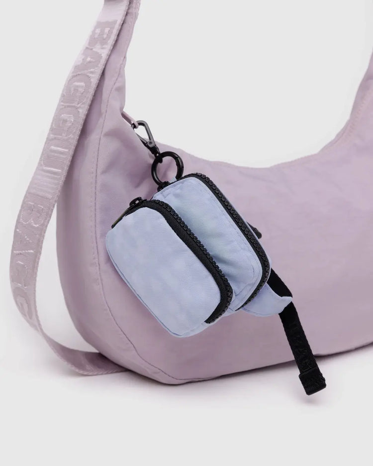 Baggu Fanny Pack Charm in Lavender Grey