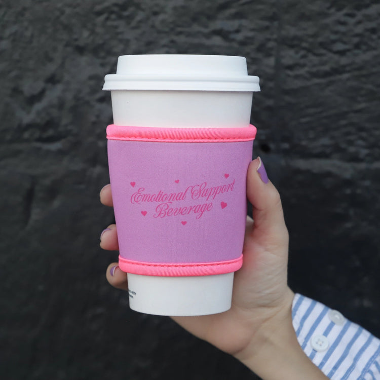 Emotional Support Hot Coffee Sleeve